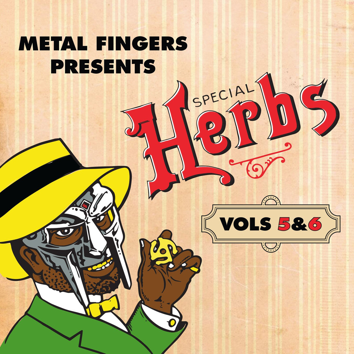 Metal Fingers Presents: Special Herbs Vol. 5 & 6 (2LP/Apple Red Vinyl) & Metal Fingers Presents: Special Herbs Vol. 9 & 0 (2LP/Evergreen Vinyl)