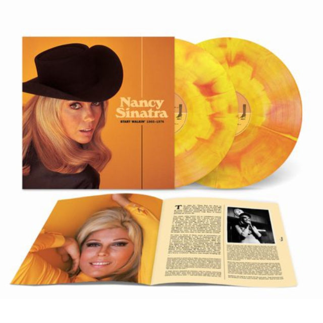 This LP Vinyl is brand new.Format: LP VinylMusic Style: Pop RockThis item's title is: Start Walkin' 1965-1976 (2LP/Velvet Morning Sunrise Yellow Vinyl/Book)Artist: Nancy SinatraLabel: Light In The AtticBarcode: 826853219518Release Date: 7/30/2021