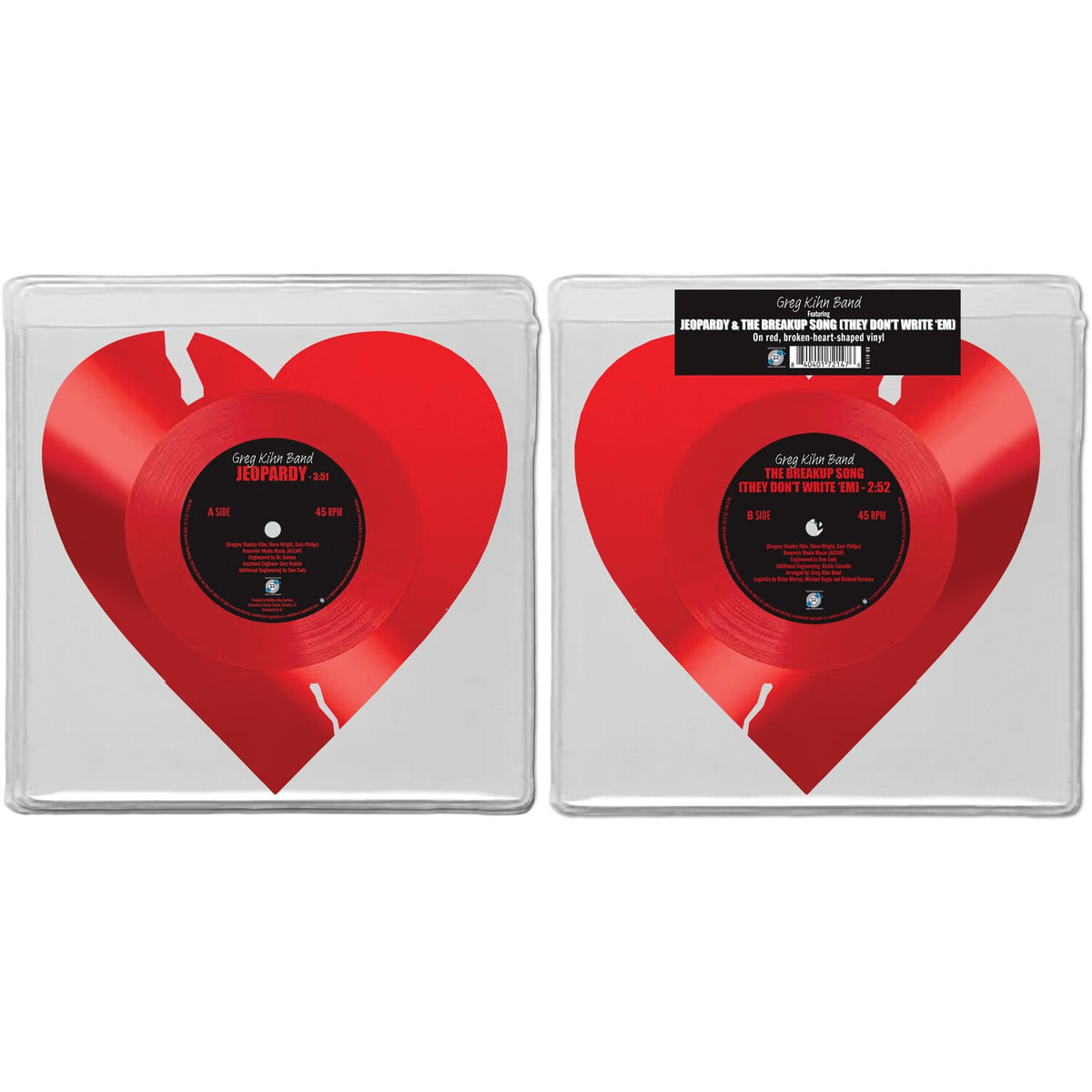 Jeopardy/Breakup Song (They Don't Write 'Em) (Red 7Inch)