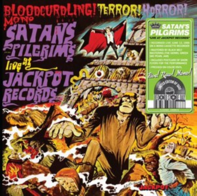 This LP Vinyl is brand new.Format: LP VinylThis item's title is: Live At Jackpot Records (Lime Green LP Vinyl)Artist: Satan's PilgrimsLabel: JACKPOT RECORDSBarcode: 843563140888Release Date: 4/23/2022