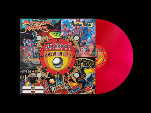 Product Image : This LP Vinyl is brand new.<br>Format: LP Vinyl<br>Music Style: Video Game Music<br>This item's title is: Jackpot Plays Pinball Vol. 1 (Red LP Vinyl)<br>Artist: Various Artists<br>Label: JACKPOT RECORDS<br>Barcode: 843563154830<br>Release Date: 6/23/2023