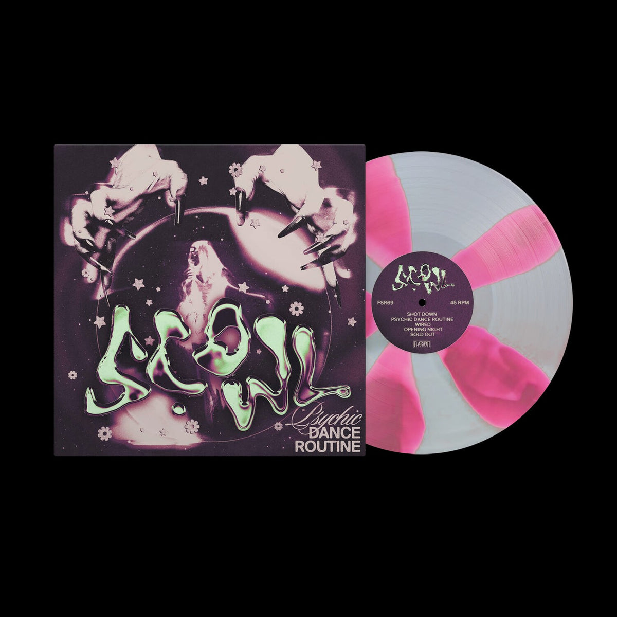 Psychic Dance Routine (Hot Pink Opaque/Silver Opaque Cornetto Vinyl)
