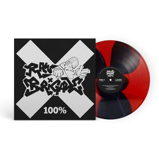 100% (Triple Button Ruby Red & Black LP Vinyl)