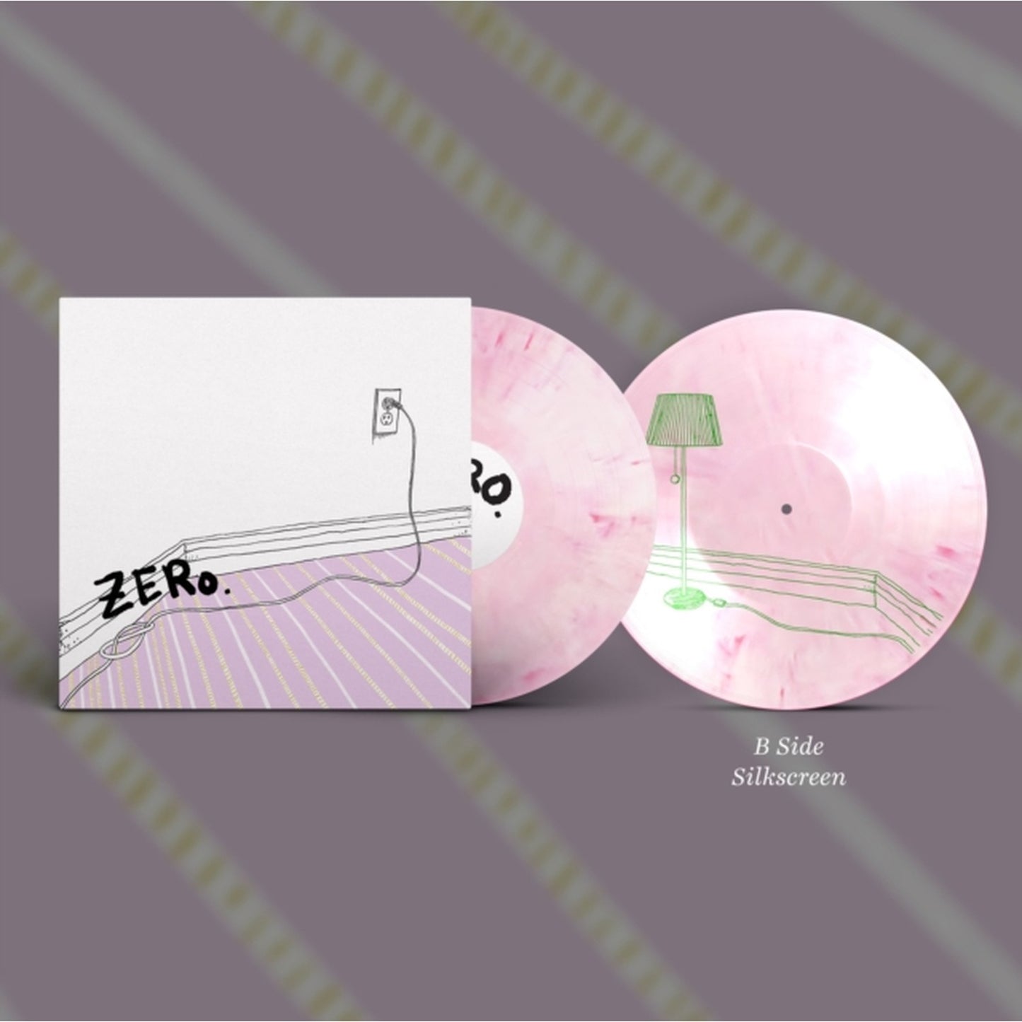 Zero (Pink/Cream Blend With Green Silkscreen B-Side Design LP Vinyl)