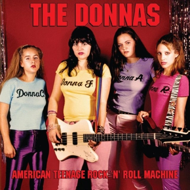 Donnas - Donnas (Natural With Black Swirl LP Vinyl) & American Teenage Rock 'N' Roll Machine (Fire Orange With Black Swirl LP Vinyl)