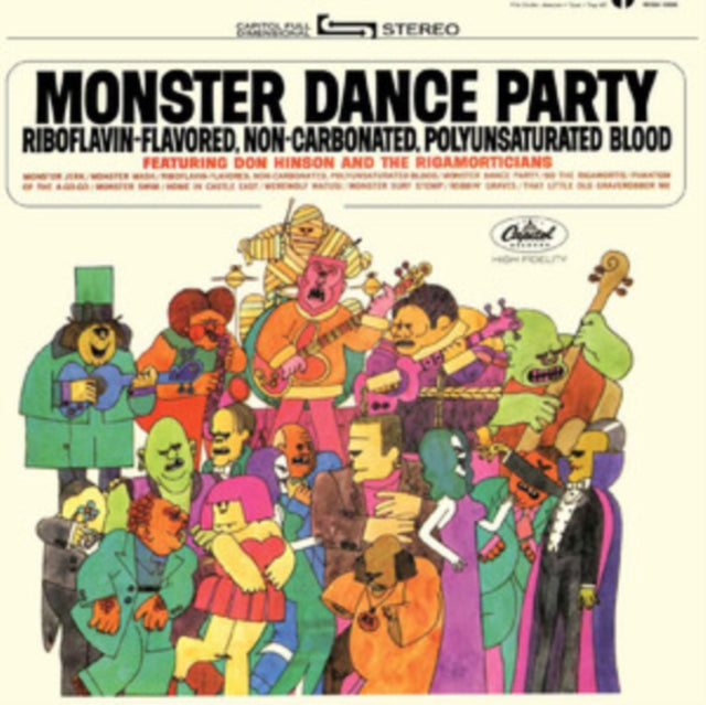 Monster Dance Party (Orange & Black Pumpkin Splatter LP Vinyl)