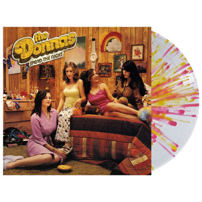 Donnas (Natural With Black Swirl LP Vinyl) & American Teenage Rock 'N' Roll Machine (Fire Orange With Black Swirl LP Vinyl) & Spend The Night (Clear With Canary & Pink Splatter LP Vinyl)