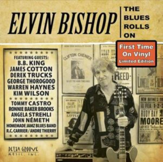 This LP Vinyl is brand new.Format: LP VinylThis item's title is: Blues Rolls OnArtist: Elvin BishopLabel: DELTA GROOVESBarcode: 850021000127Release Date: 6/16/2023