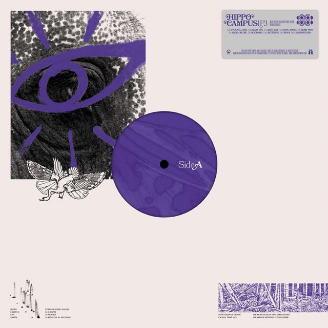 This LP Vinyl is brand new.Format: LP VinylMusic Style: Indie RockThis item's title is: LP3 (Limited/Opaque Purple Swirl/140G) (I)Artist: Hippo CampusLabel: Grand JuryBarcode: 855579006966Release Date: 2/4/2022