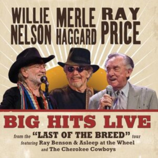 This LP Vinyl is brand new.Format: LP VinylThis item's title is: Big Hits Live From The Last Of The Breed TourArtist: Willie & Merle Haggard & Ray Price NelsonBarcode: 863693000067Release Date: 7/11/2025