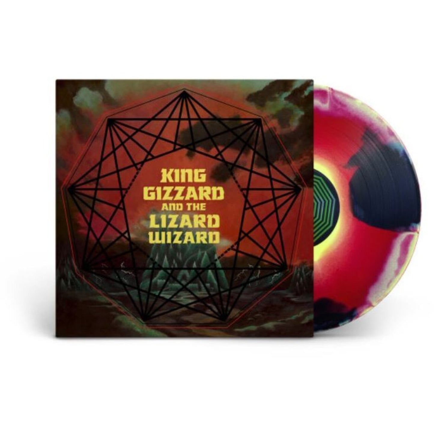 Murder Of The Universe (Transparent Green W/Mustard Yelow Splatter LP Vinyl) & Nonagon Infinity (Yellow/Red/Black LP Vinyl)