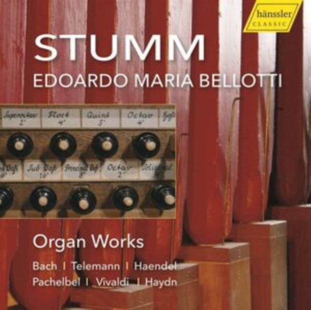 This CD is brand new.Format: CDMusic Style: BaroqueThis item's title is: Stumm Organ (2CD)Artist: Edoardo BellottiLabel: HANSSLER CLASSICBarcode: 881488220735Release Date: 1/6/2023