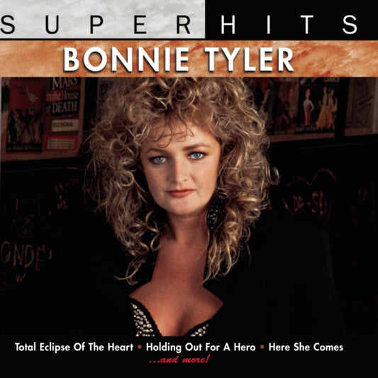This CD is brand new.Format: CDMusic Style: Pop RockThis item's title is: Super HitsArtist: Bonnie TylerLabel: SONY SPECIAL MARKETINGBarcode: 886970532525Release Date: 12/26/2006