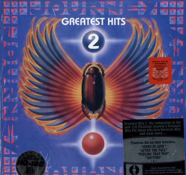 This LP Vinyl is brand new.Format: LP VinylMusic Style: AORThis item's title is: Journey's Greatest Hits Vol. 2 (2LP/180G/Dl Card/Gatefold)Artist: JourneyBarcode: 886979342316Release Date: 11/1/2011
