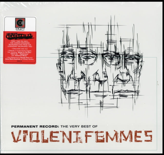 This LP Vinyl is brand new.Format: LP VinylMusic Style: Alternative RockThis item's title is: Permanent Record: The Very Best Of Violent Femmes (Coke Bottle Clear Vinyl/2LP)Artist: Violent FemmesLabel: Craft RecordingsBarcode: 888072073913Release Date: 7/12/2005