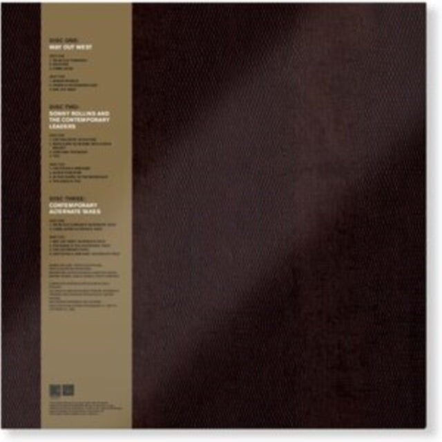 Rollins In Holland: The 1967 Studio & Live Recordings (3LP/Deluxe Edition) & Go West!: The Contemporary Records Albums (3LP Boxset)