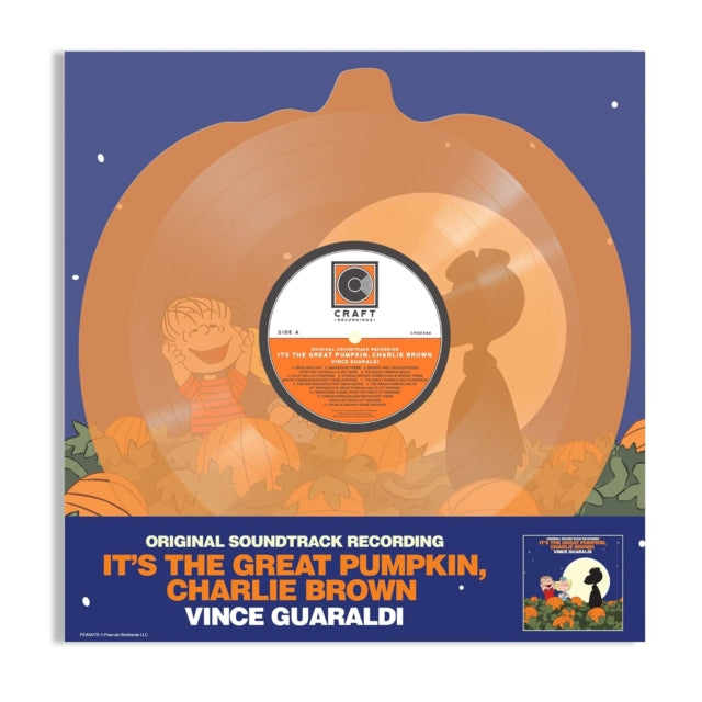 Peanuts Portraits & It's The Great Pumpkin, Charlie Brown (45RPM) & It's The Great Pumpkin, Charlie Brown (Translucent Orange Pumpkin Shaped 33 1/3RPM LP Vinyl)