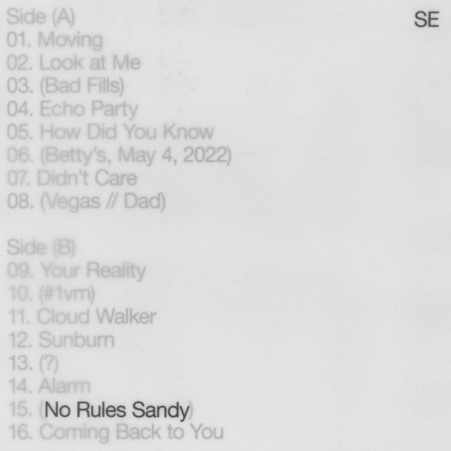 This is a 3 LP Vinyl SKU bundle.
1.This LP Vinyl is brand new.Format: LP VinylThis item's title is: No Rules SandyArtist: Sylvan EssoLabel: LOMA VISTABarcode: 888072462045Release Date: 1/20/2023
2.This LP Vinyl is brand new.