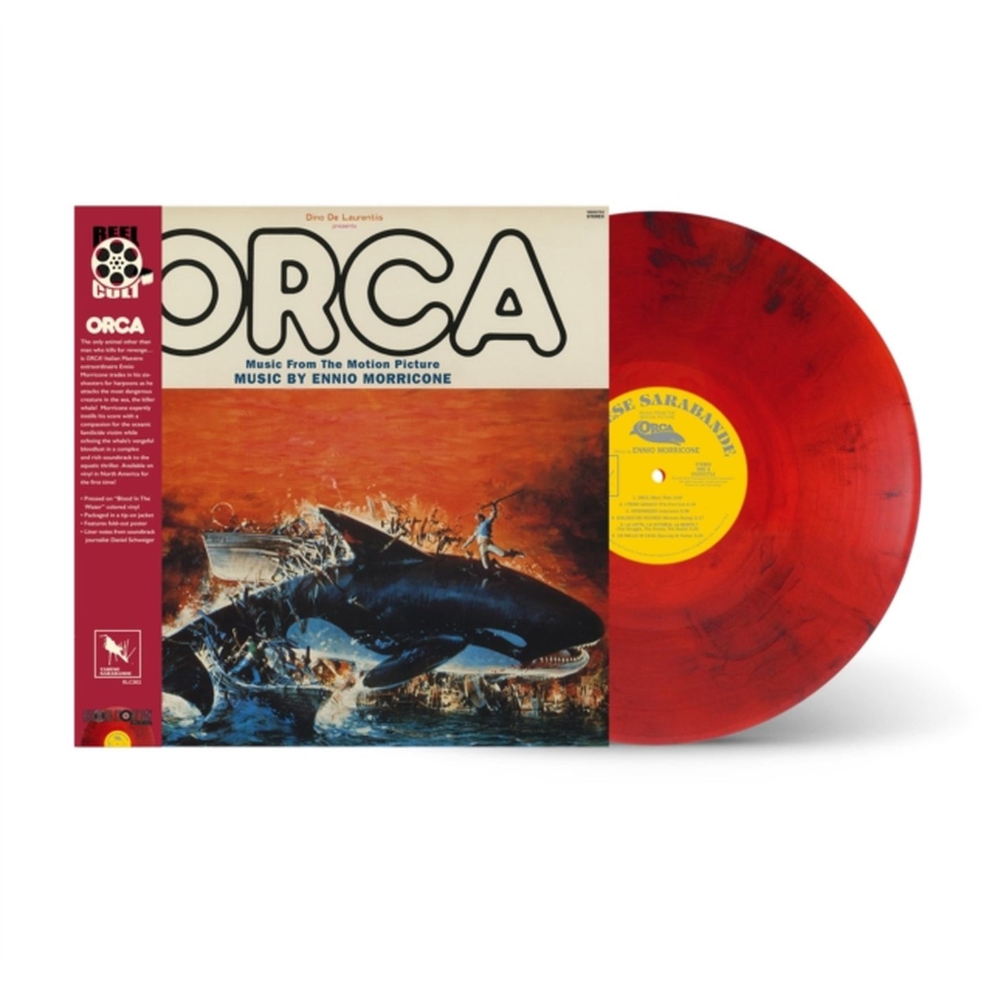 Senza Sapere Niente Di Lei (Yellow LP Vinyl) & Storie Di Vita E Malavita (Colonna Sonora Originale Del Film) & Orca (Music From The Motion Picture) (Reel Cut Series) (Red LP Vinyl)