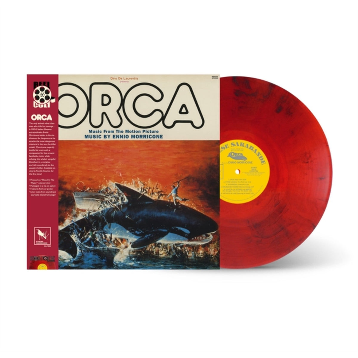 Senza Sapere Niente Di Lei (Yellow LP Vinyl) & Bird With The Crystal Plumage (140G/Crystal Clear LP Vinyl) & Orca (Music From The Motion Picture) (Reel Cut Series) (Red LP Vinyl)