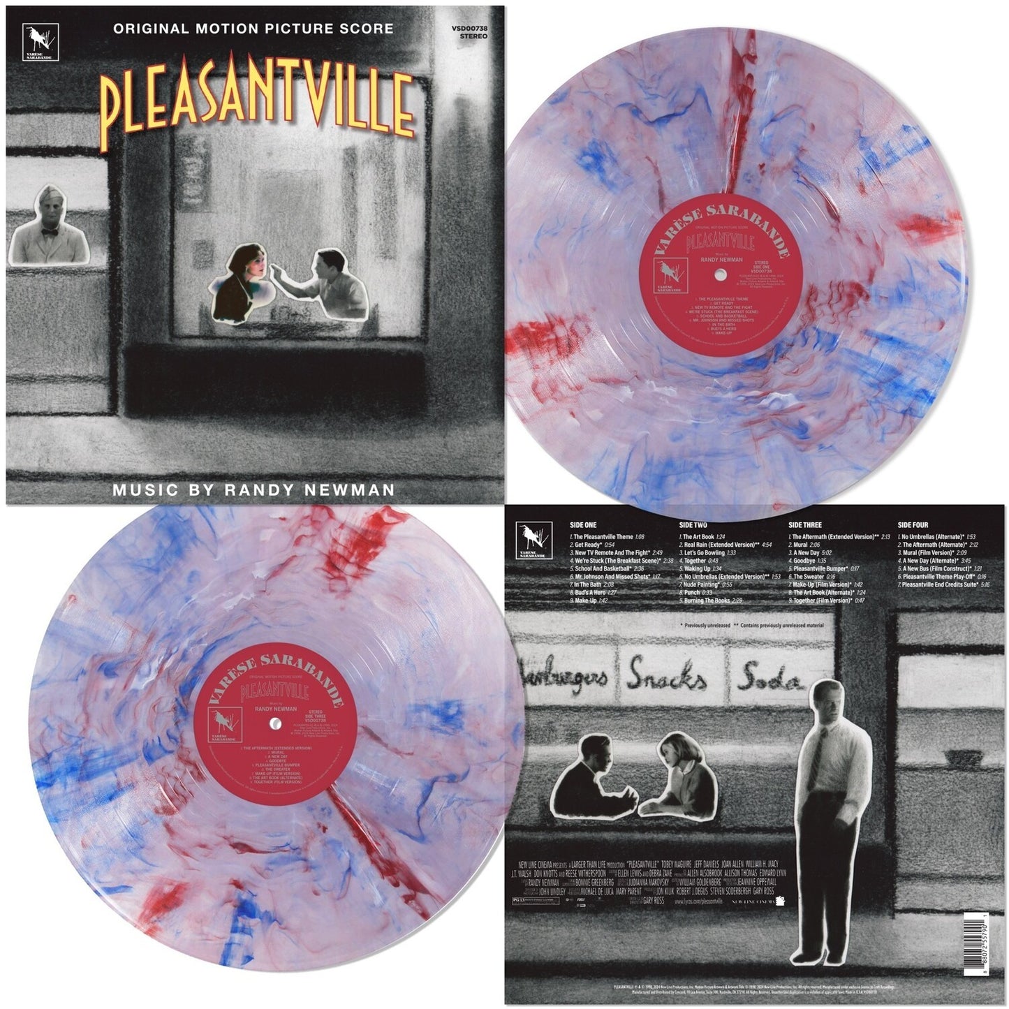 Avalon (Solid Blue & Solid Silver LP Vinyl) & Natural (Aqua Blue LP Vinyl) & Pleasantville Ost (Deluxe Edition/America Vinyl/2LP)