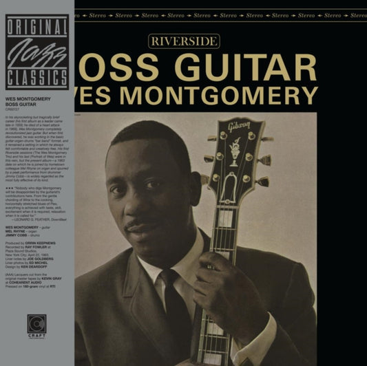 This LP Vinyl is brand new.Format: LP VinylThis item's title is: Boss Guitar (Original Jazz Classics Series) (180G)Artist: Wes MontgomeryBarcode: 888072587571Release Date: 11/21/2025