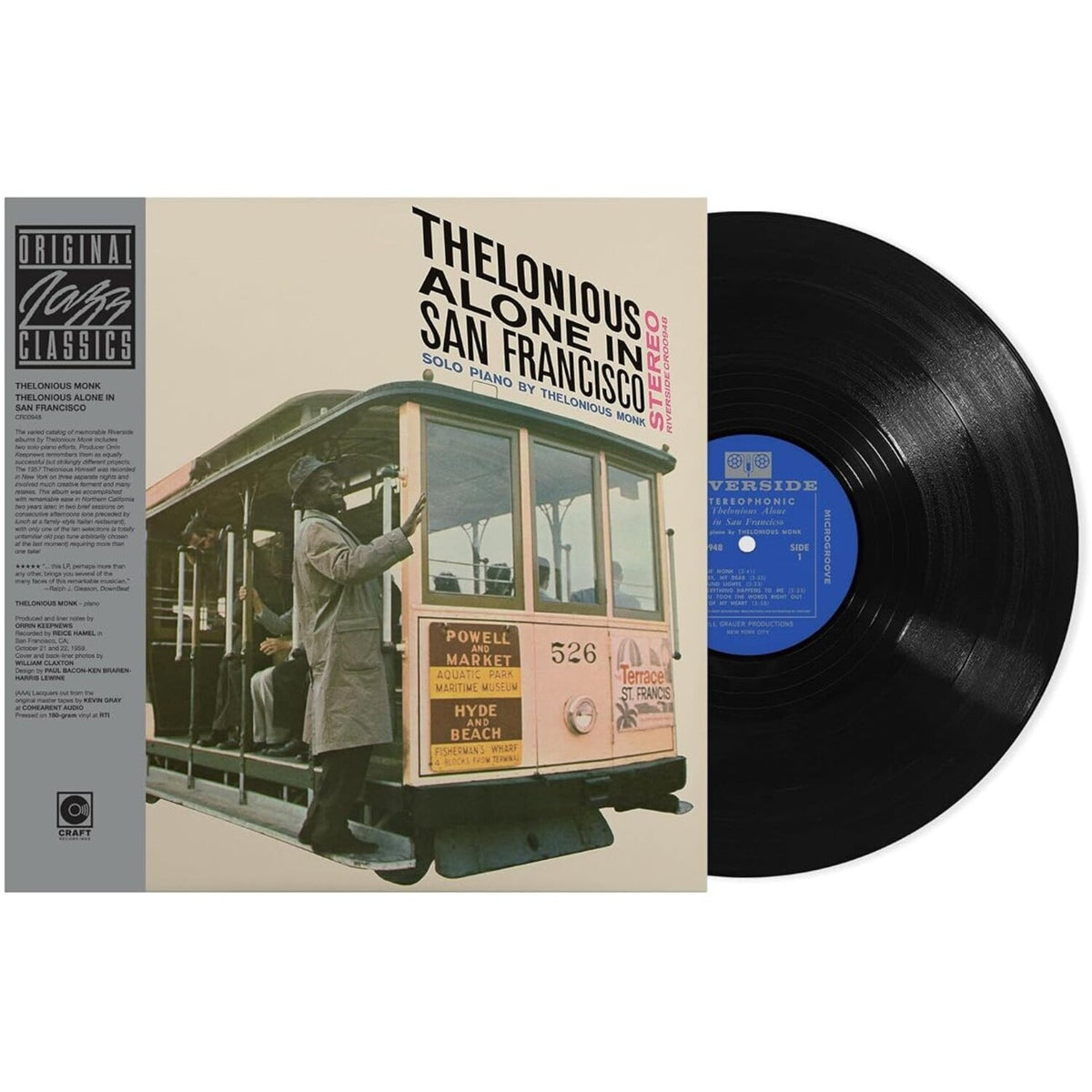 Thelonious Alone In San Francisco (Original Jazz Classics Series) (180G)