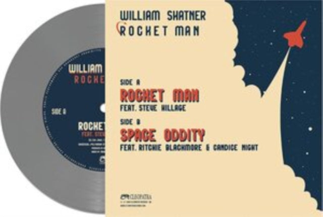 This 7 Inch Vinyl is brand new.Format: 7 Inch VinylMusic Style: NoveltyThis item's title is: Rocket Man (Silver Vinyl)Artist: William ShatnerLabel: CLEOPATRABarcode: 889466285042Release Date: 6/17/2022