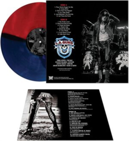 This LP Vinyl is brand new.Format: LP VinylMusic Style: Hard RockThis item's title is: Covered In Guns (Red & Blue LP Vinyl)Artist: L.A. GunsLabel: DEADLINE MUSICBarcode: 889466326110Release Date: 12/23/2022