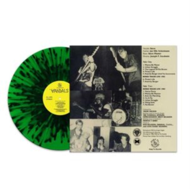 This LP Vinyl is brand new.Format: LP VinylMusic Style: PunkThis item's title is: Peace Thru Vandalism (Green/Black Splatter LP Vinyl)Artist: VandalsLabel: KUNG FU RECORDSBarcode: 889466329715Release Date: 3/31/2023