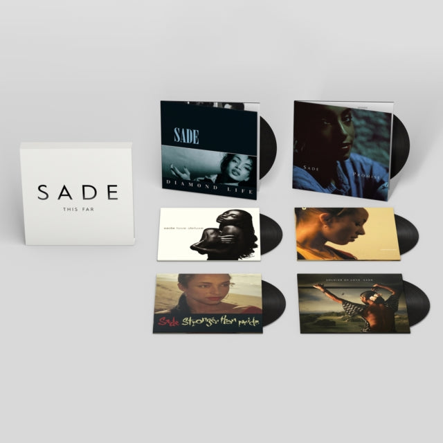 This is a 2 LP Vinyl SKU bundle.
1.This LP Vinyl is brand new.Format: LP VinylMusic Style: Soul-JazzThis item's title is: This Far (6LP/180G)Artist: SadeLabel: LEGACYBarcode: 889854561215Release Date: 10/9/2020
2.This LP Vinyl is brand new.