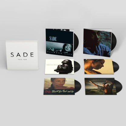 This is a 2 LP Vinyl SKU bundle.
1.This LP Vinyl is brand new.Format: LP VinylMusic Style: Soul-JazzThis item's title is: This Far (6LP/180G)Artist: SadeLabel: LEGACYBarcode: 889854561215Release Date: 10/9/2020
2.This LP Vinyl is brand new.