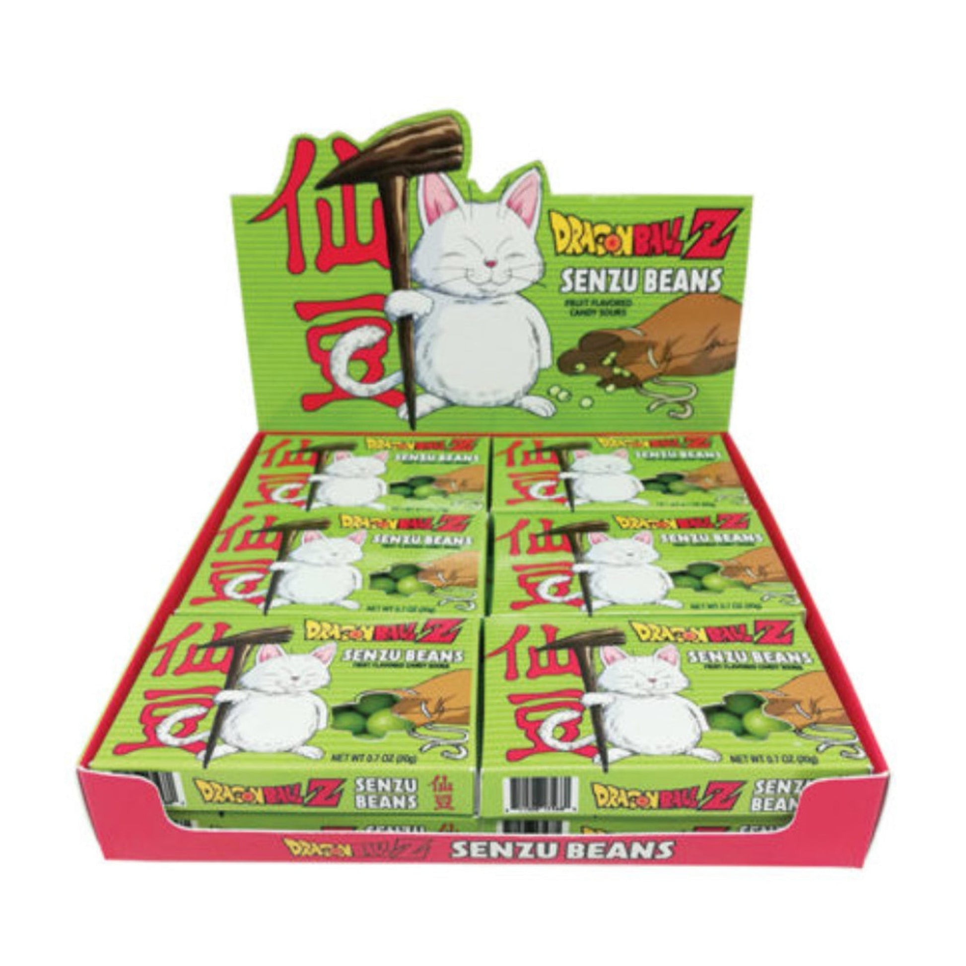 Dragon Ball Z: Senzu Beans Fruit Candy Sours - Display (12)