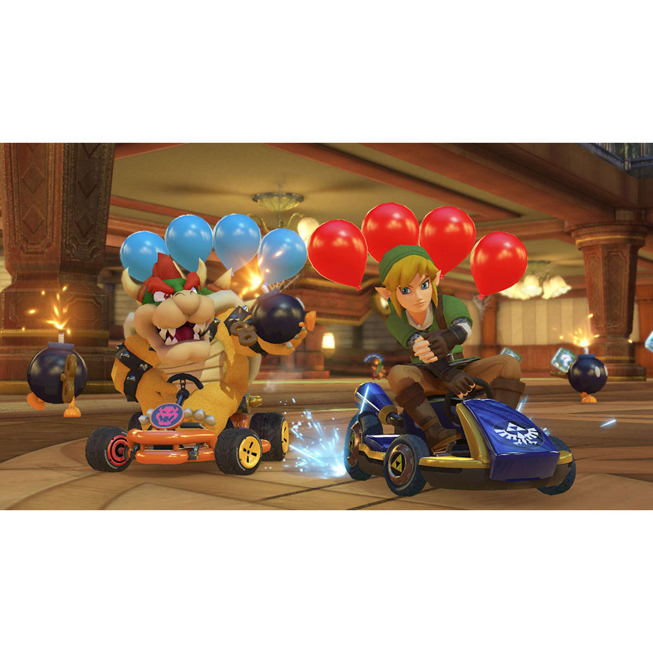 This is brand new.Hit the road with the definitive version of Mario Kart 8 and play anytime, any-where! Race your friends or battle them in a revised battle mode on new and returning battle courses. Play locally in up to 4-player multiplayer in 1080p while playing in TV Mode.