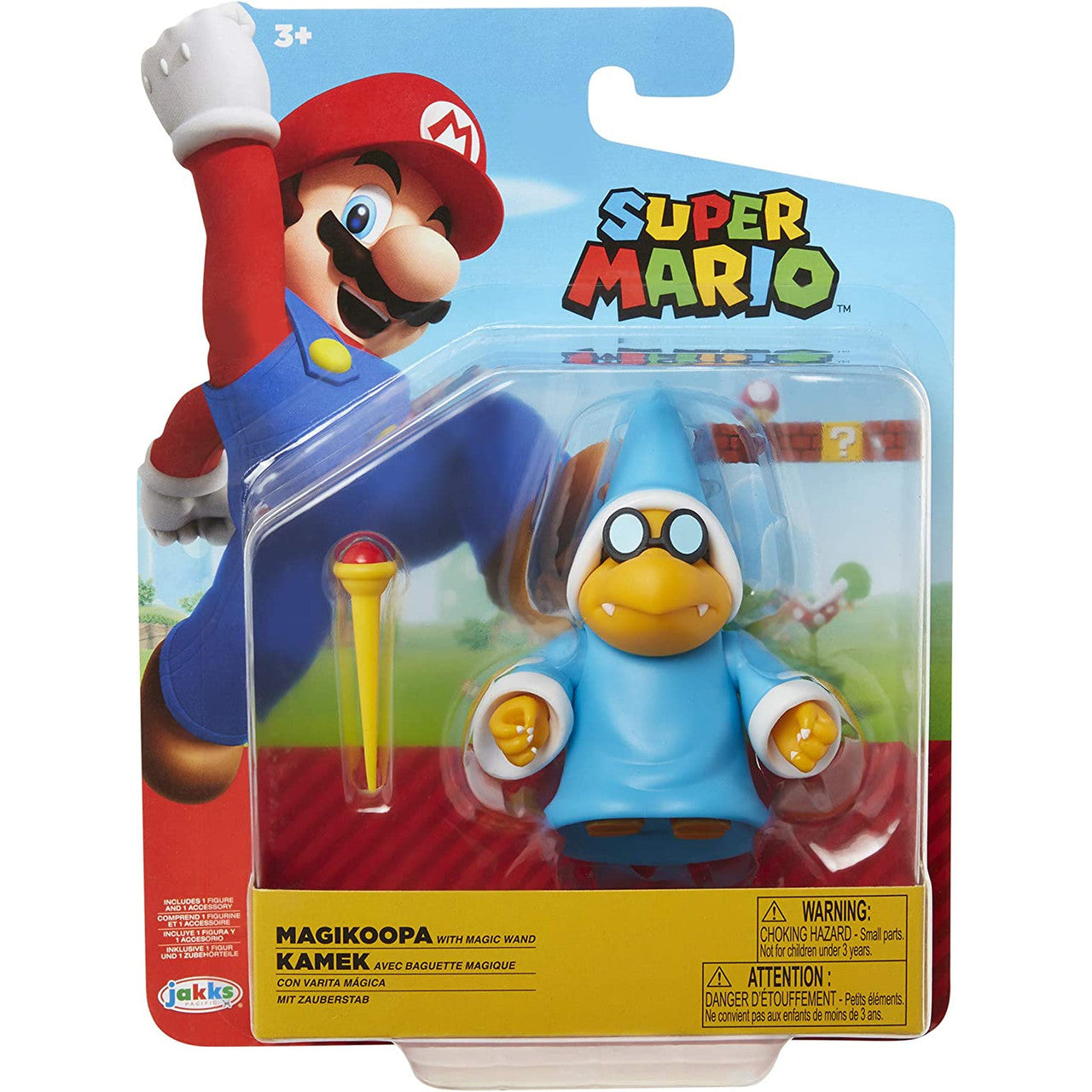 This is brand new.Collect all your favorite characters in the Super Mario 4-inch line of articulated figurines. These authentically detailed and posable figures are sure to please kids and collectors alike with some of the most iconic Nintendo Super Mario action figures.