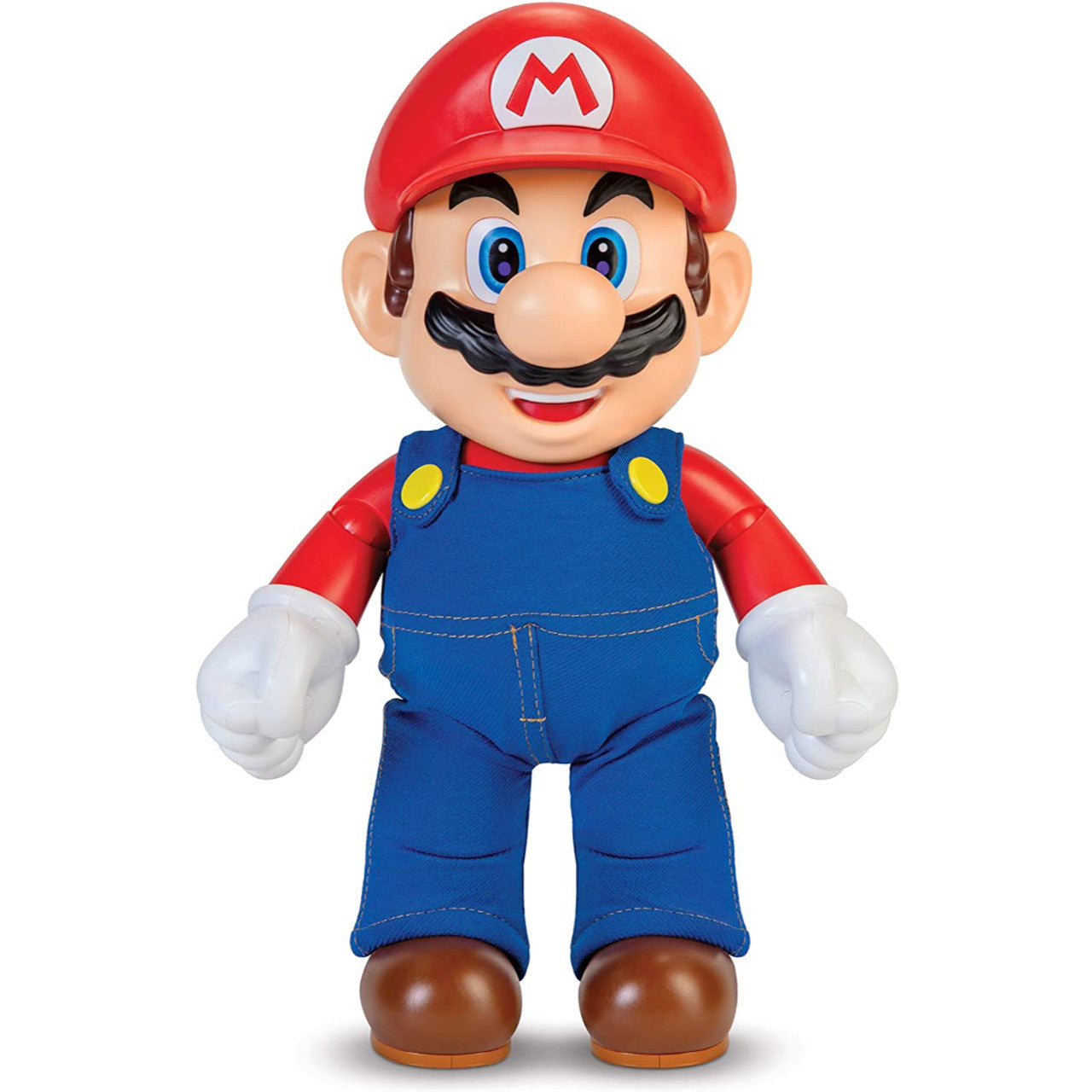 This is brand new.Bring Super Mario™ to life with the ultimate figure, It’s-a-me, Mario! Kids of all ages will have endless fun with the 12-inch tall Mario™, packed with over 30 phrases and sound effects from the games.