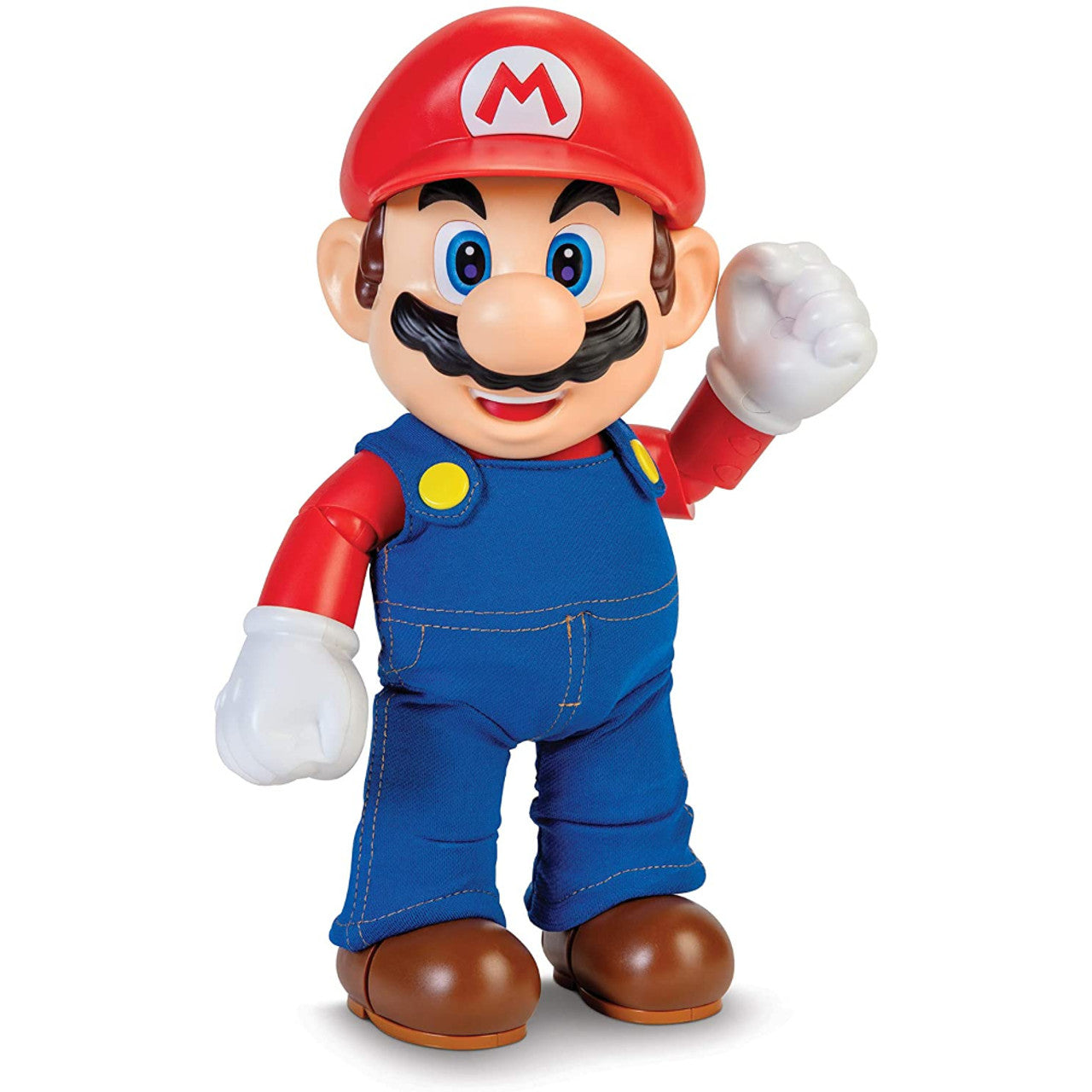 This is brand new.Bring Super Mario™ to life with the ultimate figure, It’s-a-me, Mario! Kids of all ages will have endless fun with the 12-inch tall Mario™, packed with over 30 phrases and sound effects from the games.