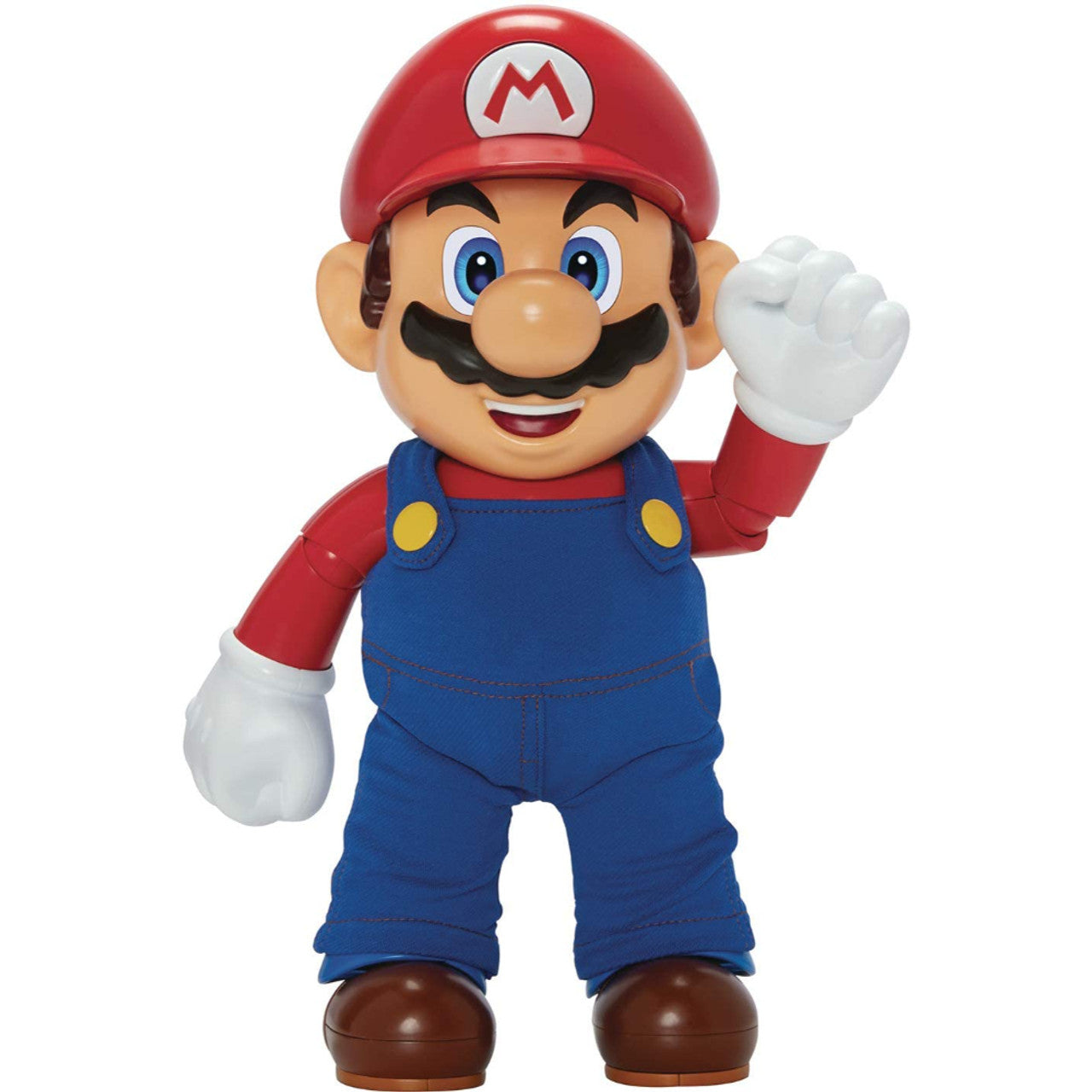 This is brand new.Bring Super Mario™ to life with the ultimate figure, It’s-a-me, Mario! Kids of all ages will have endless fun with the 12-inch tall Mario™, packed with over 30 phrases and sound effects from the games.