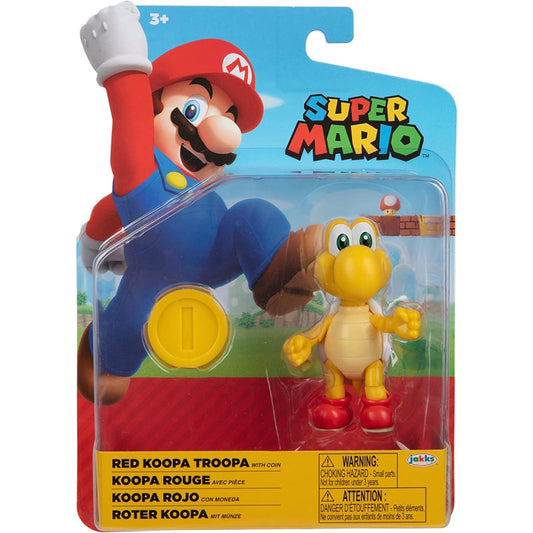 This is brand new.Collect all your favorite characters in the Super Mario 4-inch line of articulated figurines. These authentically detailed and posable figures are sure to please kids and collectors alike with some of the most iconic Nintendo Super Mario action figures.