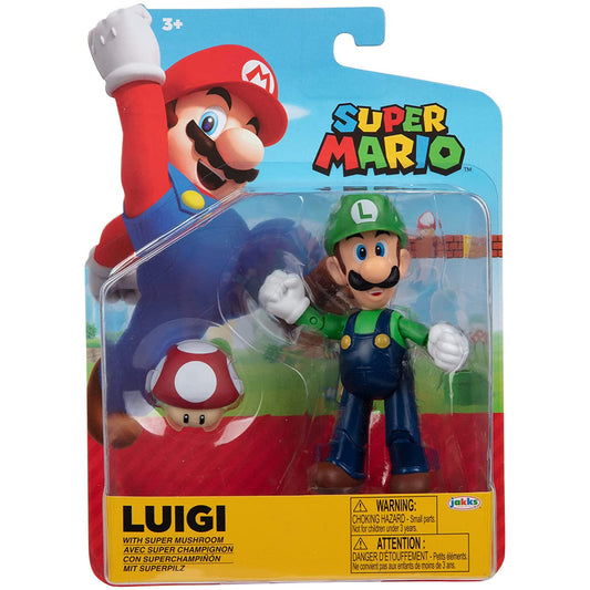 This is brand new.Collect all your favorite characters in the Super Mario 4-inch line of articulated figurines. These authentically detailed and posable figures are sure to please kids and collectors alike with some of the most iconic Nintendo Super Mario action figures.