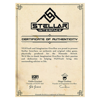 Stellar Interface: Elite Edition - Switch