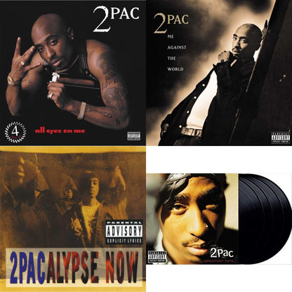 All Eyez On Me (4LP) & Me Against The World (2LP) & 2Pacalypse Now & Greatest Hits