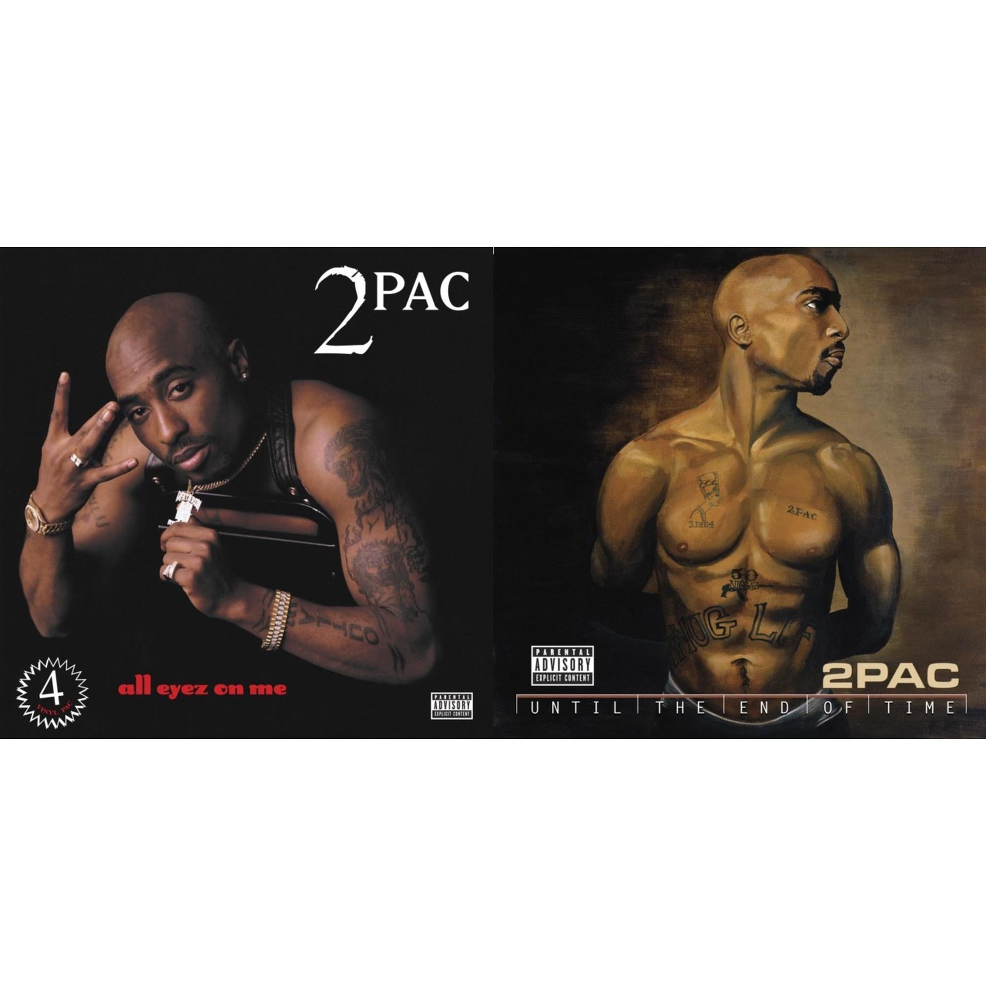This is a 2 LP Vinyl SKU bundle.
1.This LP Vinyl is brand new.Format: LP VinylMusic Style: GangstaThis item's title is: Until The End Of Time(X) (4LP)Artist: 2PacLabel: INTERSCOPEBarcode: 602435334066Release Date: 7/23/2021
2.This LP Vinyl is brand new.