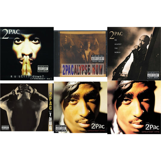 R U Still Down & 2Pacalypse Now & Me Against World & Best Of 2Pac Part 1: Thug & Greatest Hits & Greatest Hits