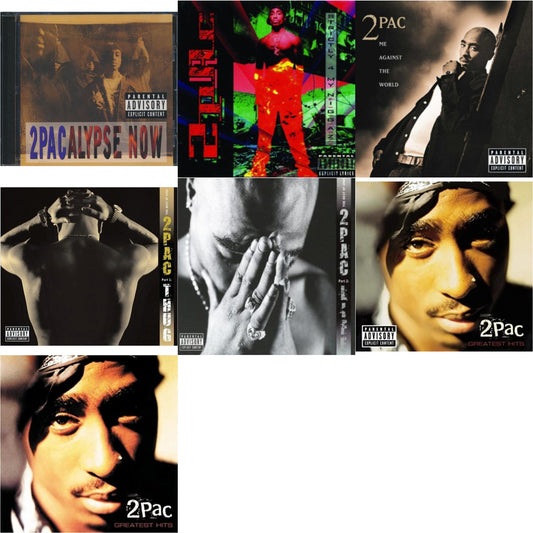 2Pacalypse Now & Strictly 4 My N.I.G.G.A.Z. & Me Against World & Best Of 2Pac Part 1: Thug & Best Of 2Pac Part 2: Life & Greatest Hits & Greatest Hits