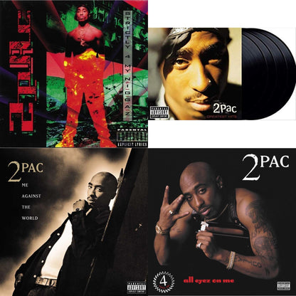 This is a 4 LP Vinyl SKU bundle.
1.This LP Vinyl is brand new.Format: LP VinylMusic Style: G-FunkThis item's title is: All Eyez On Me (4LP)Artist: 2PacLabel: INTERSCOPEBarcode: 602448276261Release Date: 11/11/2022
2.This LP Vinyl is brand new.
