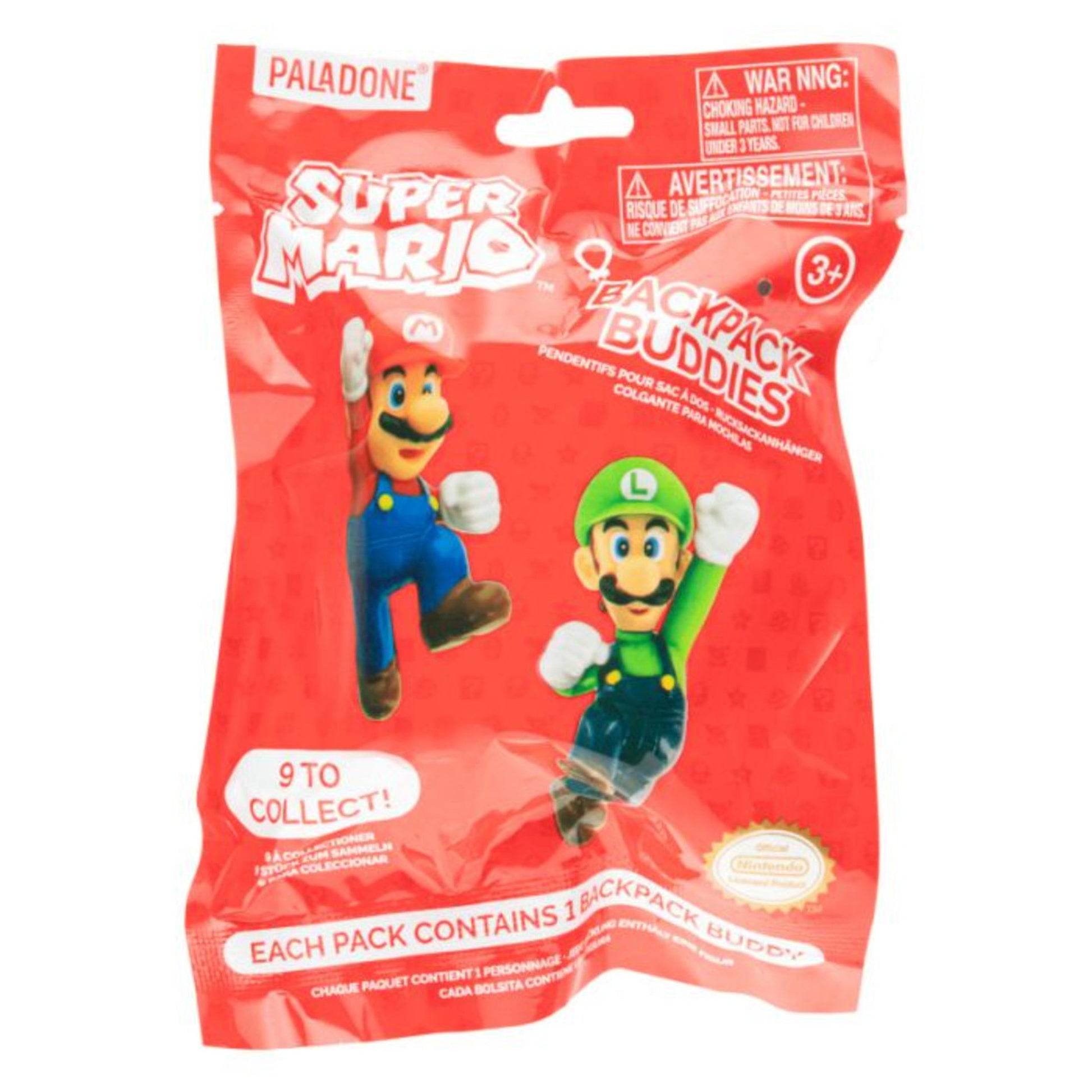 Backpack Buddies: Super Mario Figures S1 - Blind Bag Display (24)