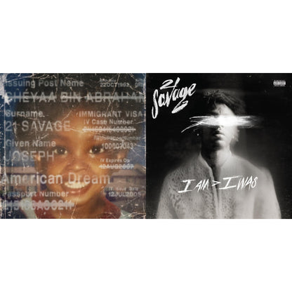21 Savage - I Am > I Was (Pa) (2 LP) (150G Vinyl/Dl) & American Dream (X) (2LP)