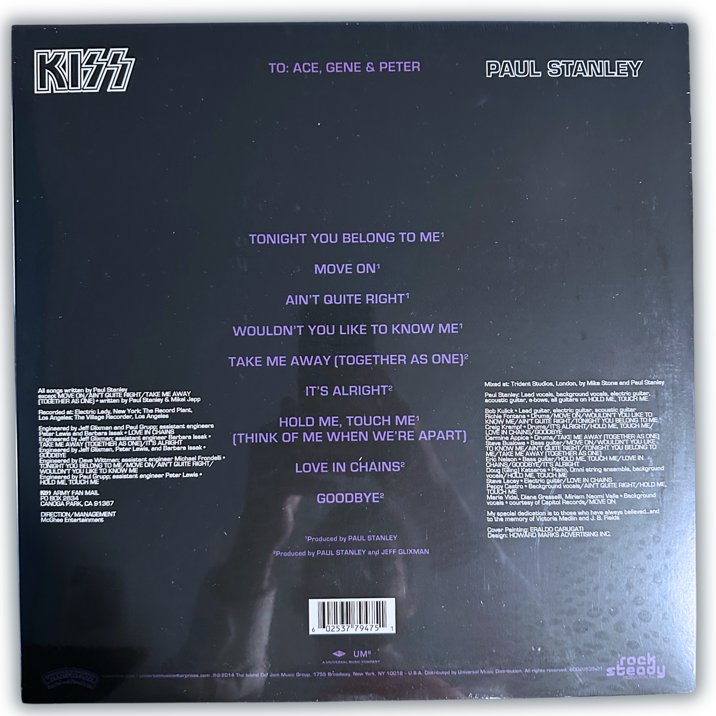 Kiss - Paul Stanley - LP Vinyl