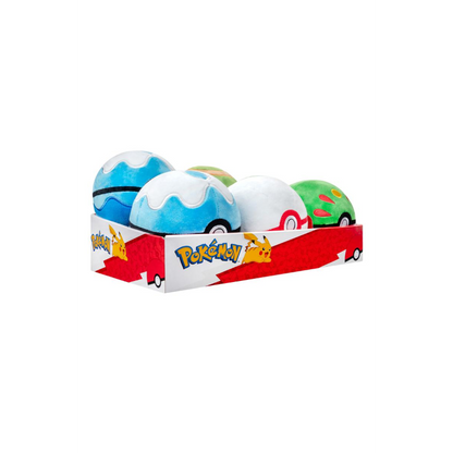 Pokemon Plush: Poke Ball Counter Display (6) - Jazwares
